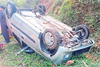 Sullia: Car overturns; 3 of family sustain minor injuries